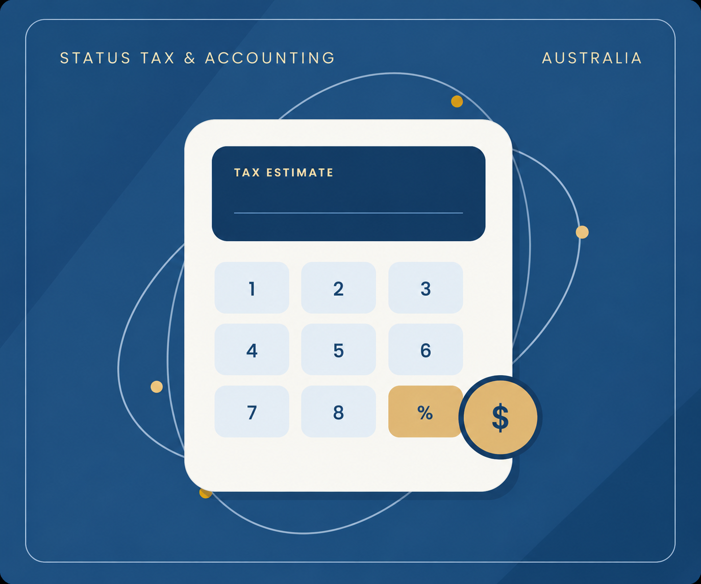 Status Tax & Accounting tax estimate calculator illustration